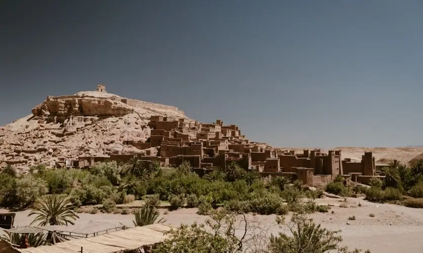 Ksar Aït Ben Haddou, a UNESCO-listed kasbah and the first stop on most Sahara desert tours from Marrakech